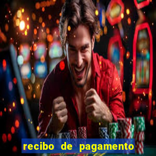 recibo de pagamento em word