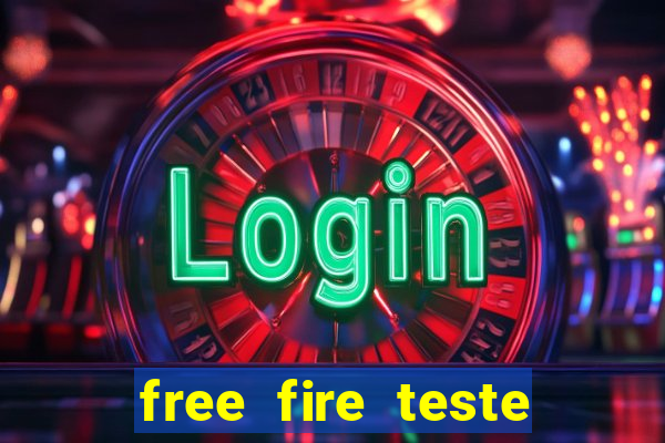 free fire teste grátis jogar agora